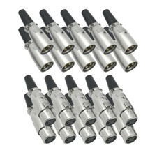 20x XLR Stecker Kupplung 10