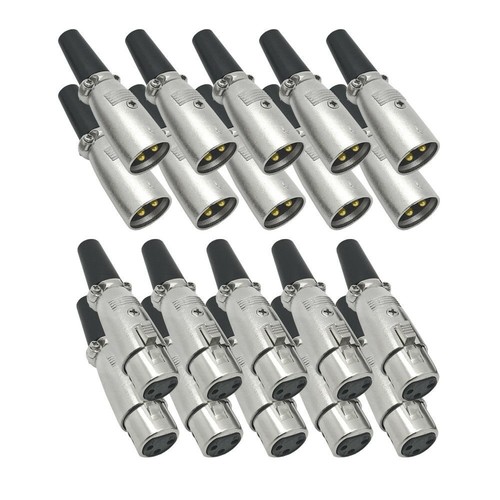 20x xlr stecker kupplung - xlr,