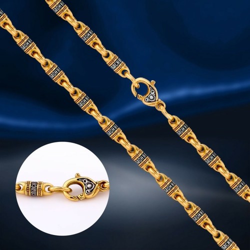 Halskette silber 925 gelbgold - silber,