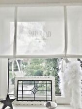 RAFFROLLO Raffgardine Shabby