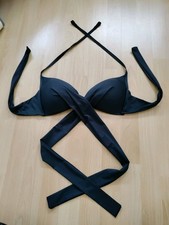 CALZEDONIA Bikini Oberteil Schwarz Gr. M/L Cup B