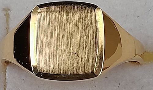 Ring gold 333 - 333/-, siegelring