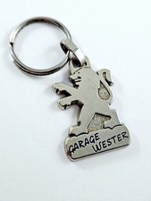 Schlüsselanhänger - Peugeot Garage Wester Metall -gemalt 2000s - 206 306 406 107