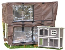 Schutzhülle Regenschutz Wetterschutz Hasenstall Kaninchenstall Cover für Murmel