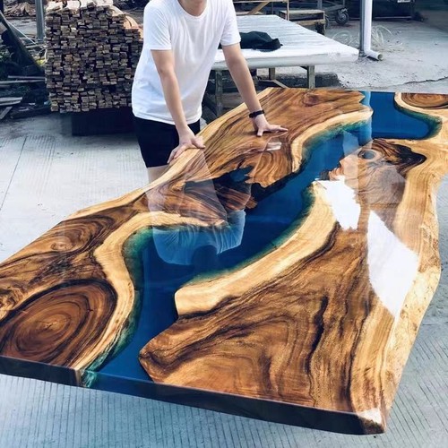 Live edge blue river - edge,