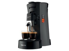 PHILIPS Senseo Select Kaffeepadmaschine, 1 Bar, grau/schwarz - B-Ware gut