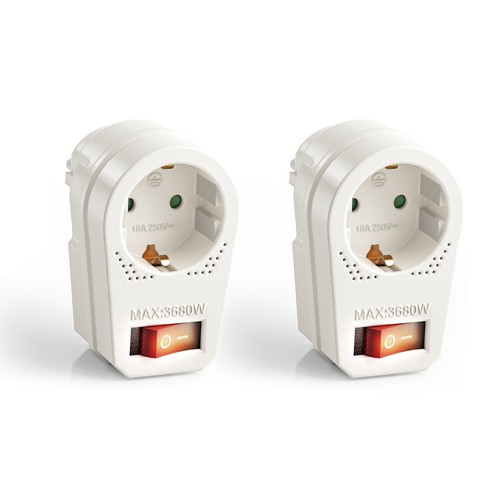 Perfect steckdosen adapter - 2x, steckdosen-adapter