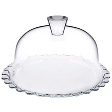Patisserie Bonboniere Glasglocke Glas transparent Deckel Haube 24 cm PASABAHCE