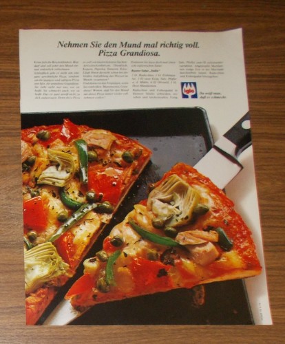 Seltene werbung iglo - seltene, pizza