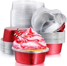 50 Stück Herzförmig Backform