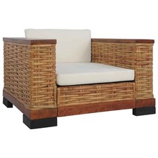 Sessel auflage braun natur - sessel,