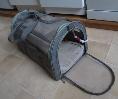Hochwertige graue hundetasche - graue,