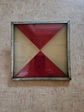 Original Zugschluss-Schild  der Deutschen Reichsbahn aus 80er Jahren