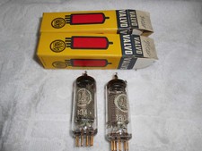 Valvo Pair E81L 18046 Gold Pin Tube  Class A Treiber Röhre für 300B Amp  NOS