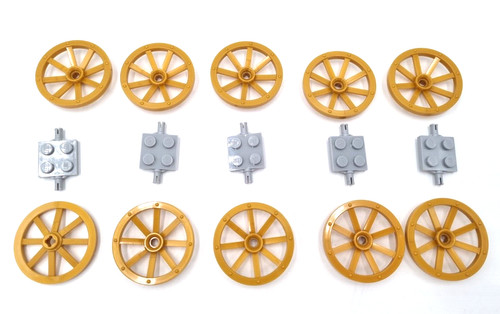 Lego räder gold 5 - 10,