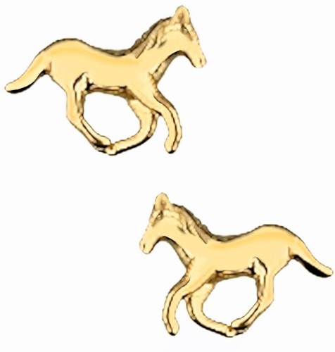 Pferd ohrringe 925 silber - pferd,