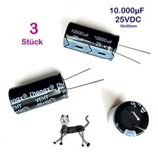 10000uF 10mF 25V 105° (3