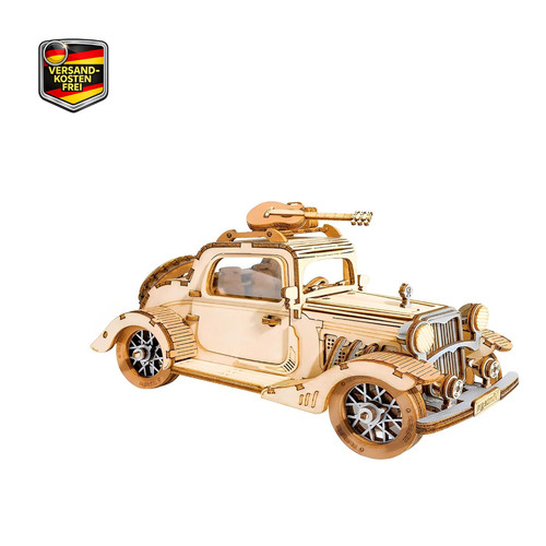 Holzpuzzle retro auto - 3d,