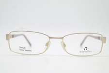 Brille Rodenstock R 4801 Titanium Gold Schwarz Eckig Brillengestell Neu