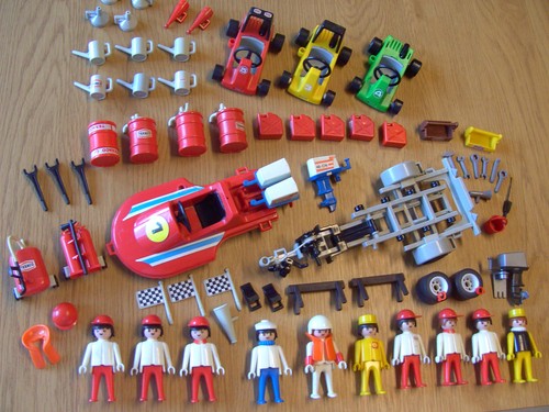 Playmobil rennboot anhänger - rennboot,