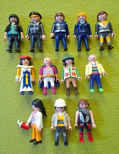 Playmobil figuren 9x 80er - 12, figuren: