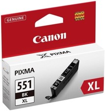 ORIGINAL CANON CLI-551 XL SCHWARZ TINTENPATRONE - 6443B001 - PIXMA iP7250 MG5450