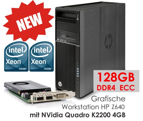 Z640 computer 2xxeon - z640, 3d