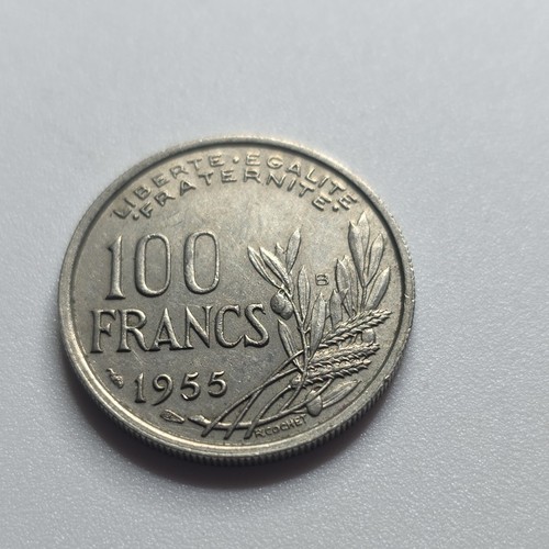 1955 france 100 francs - 1955,