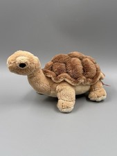 Teddy Hermann Schildkröte brauner Panzer Kuscheltier Stofftier Plüsch klein 20cm