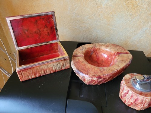 Vintage raucher set aus - vintage,