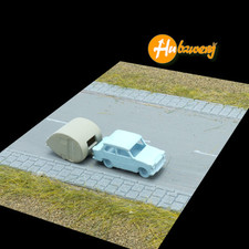 Spur N Trabant blau mit