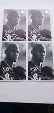 1998 Upper Deck Retrospect Michael Jordan Uncut Postcard Sheet MJR4 - Vintage