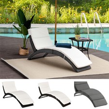 Sonnenliege Rattan Hängematte