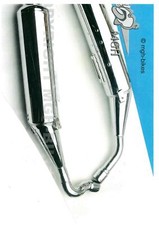 CBR 1000 F SC24 2 Schalldämpfer muffler DATUM stainless steel