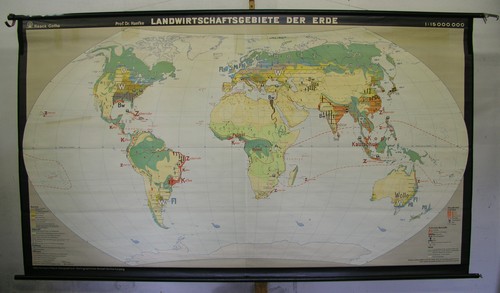 Schul wandkarte schöne alte - schul-wandkarte,