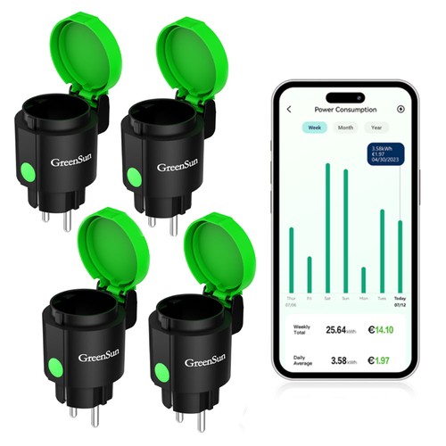 Greensun 4er wlan steckdose - greensun,