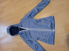 Softshell Jacke 140 blau gepunktet