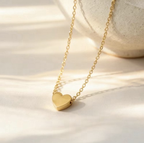 Herz kette gold - herz,