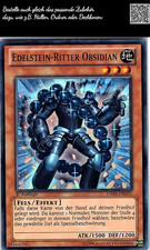 Edelstein-Ritter Obsidian -