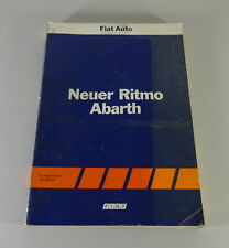 Werkstatthandbuch / Kundendienst - Handbuch Fiat Ritmo Abarth 130/125 TC '3/1983