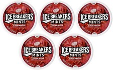 5x ICE BREAKERS Minz Zimt Zucker Gratis Mit Geschmack Kristalle USA Süßigkeiten
