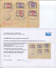 Lokal Fredersdorf 62-65 (Sp231-235) auf R-Karte nach Berlin BPP-KB (B14033)