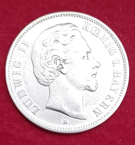 Reichsmark 1875 ludwig ii - reichsmark,