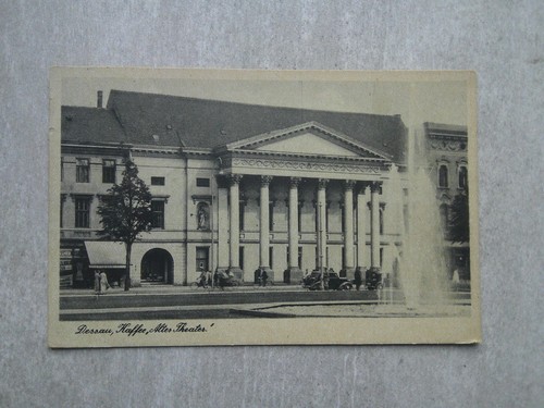 Dessau altes theater cafe - ak,