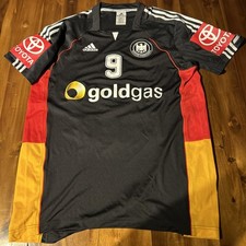 Deutschland DHB Trikot Adidas Gr. XL schwarz matchworn #9 Heinl goldgas 
