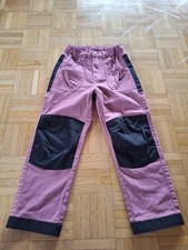 Outdoorhose Kinderhose Gr. 122 Trekkinghose  Hose Lila schwarz Arbeitshose