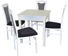 5tlg. Tischgruppe, Essgruppe 5tlg. In 2 Farben, Esstisch ausziehbar