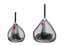 FLADEN Watkescher in Größen M und L schwimmend gummiert Meerforelle Kescher