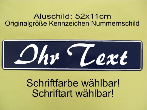 Kennzeichen nummernschild - kennzeichen,