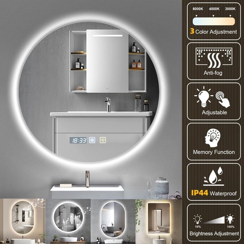 Led badspiegel 50x70 60x80cm - led,